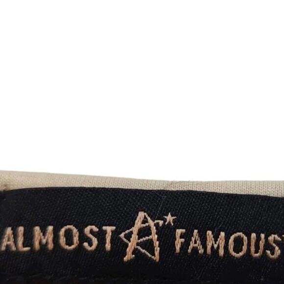 Almost Famous Fringed Polyester Top in Tan | Size M - Picture 4 of 4